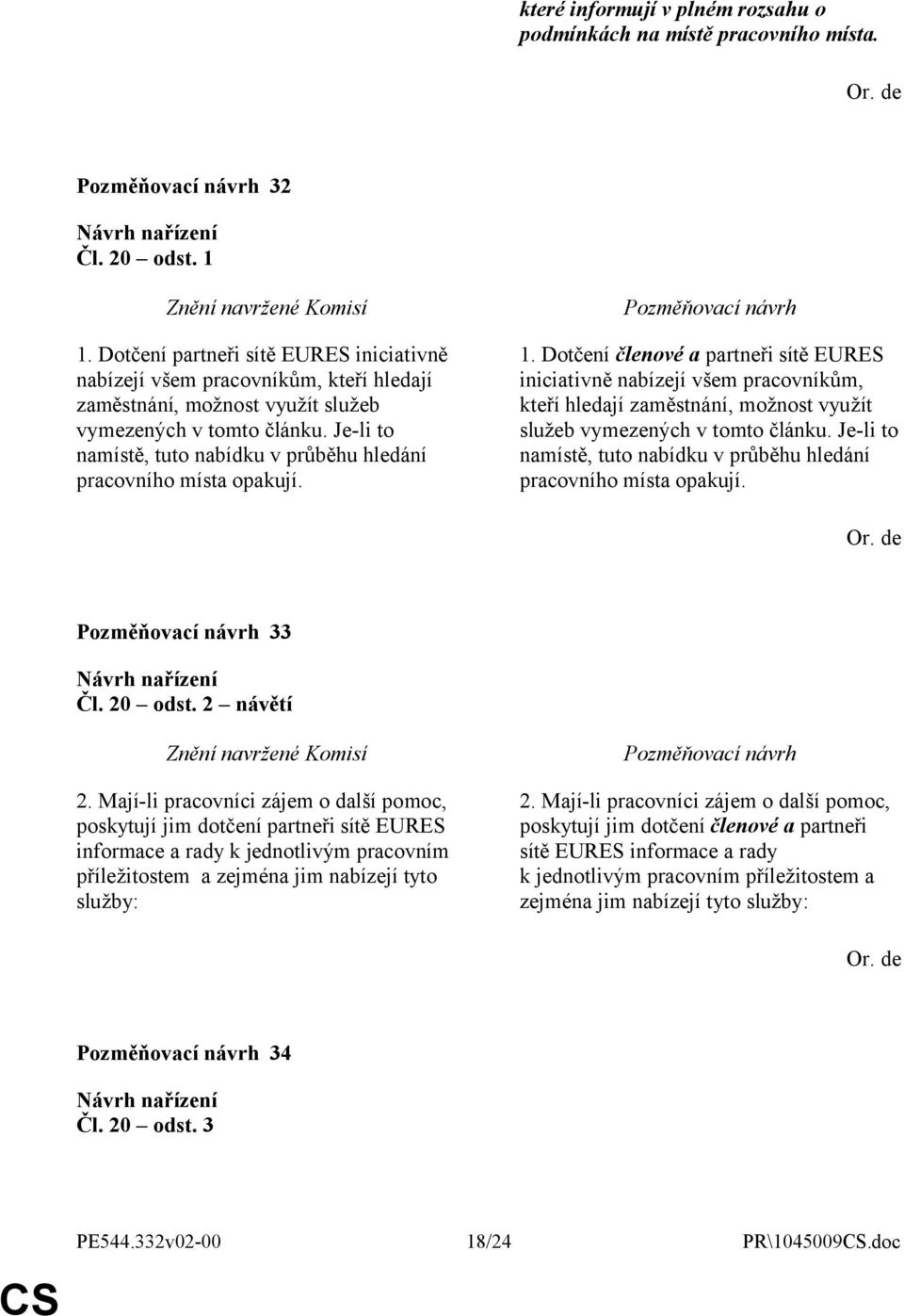 Je-li to namístě, tuto nabídku v průběhu hledání pracovního místa opakují. 1.