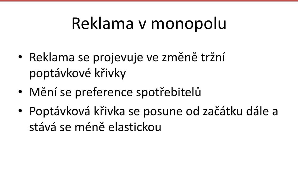 preference spotřebitelů Poptávková křivka