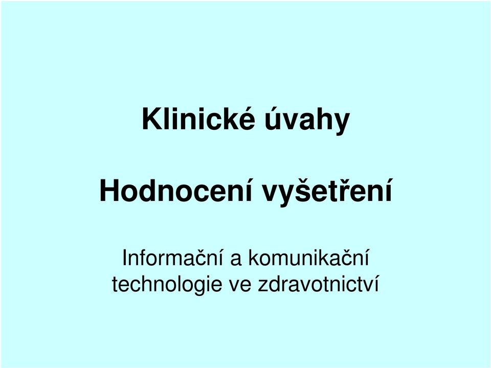 Informační a