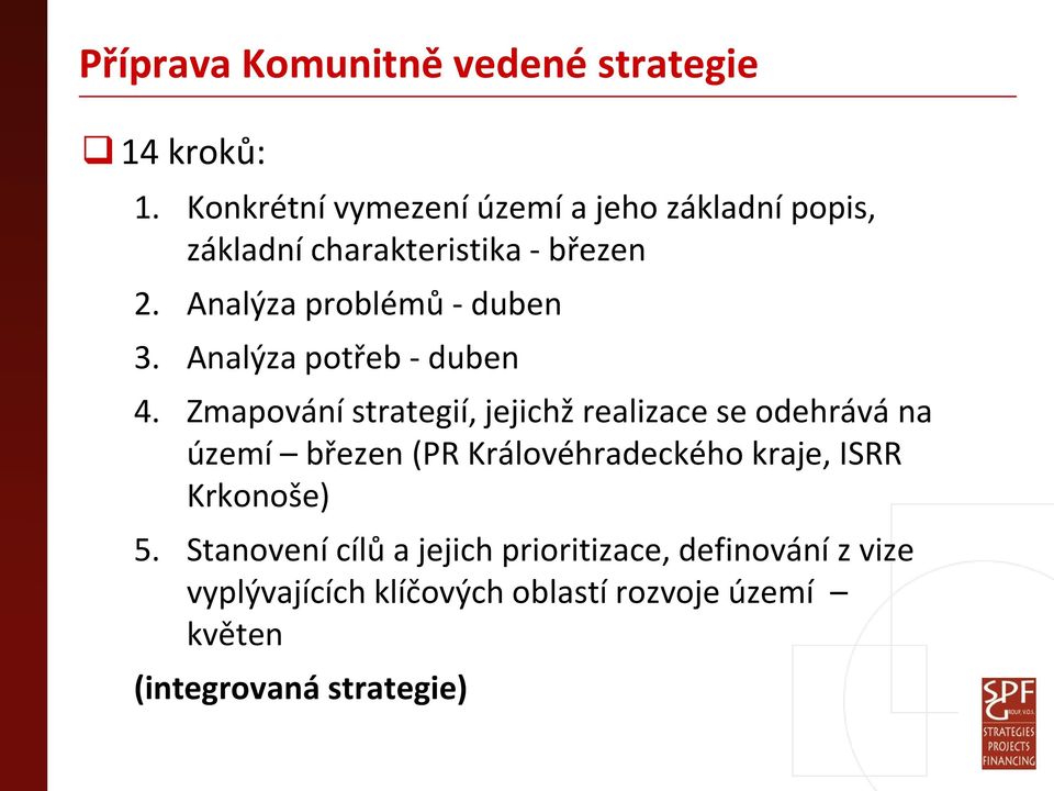 Analýza problémů - duben 3. Analýza potřeb - duben 4.