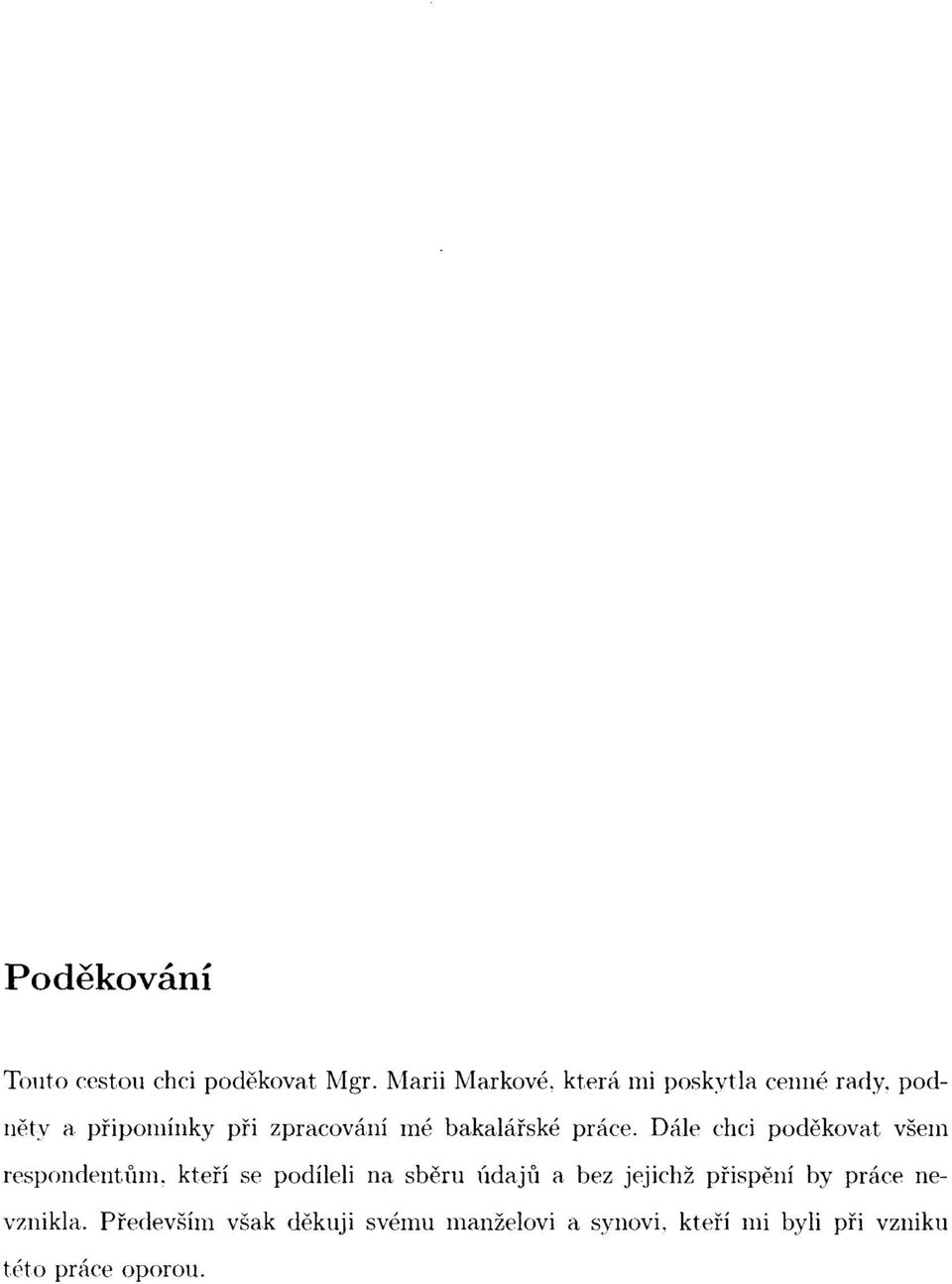bakalářské práce.