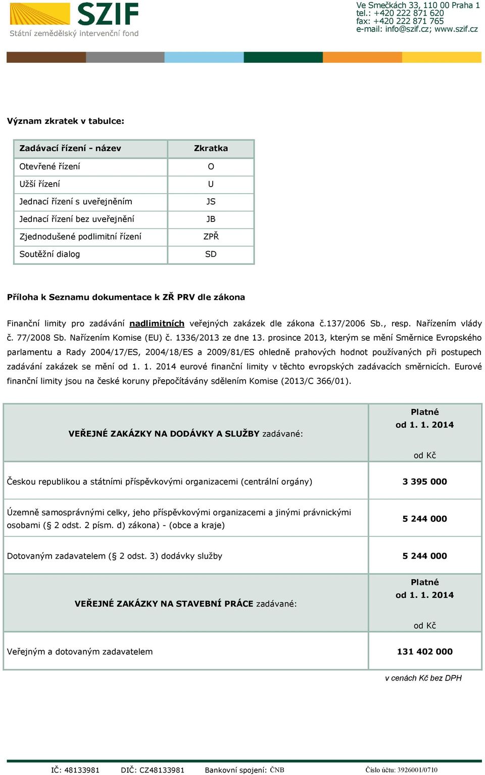 Nařízením Komise (EU) č. 1336/2013 ze dne 13.