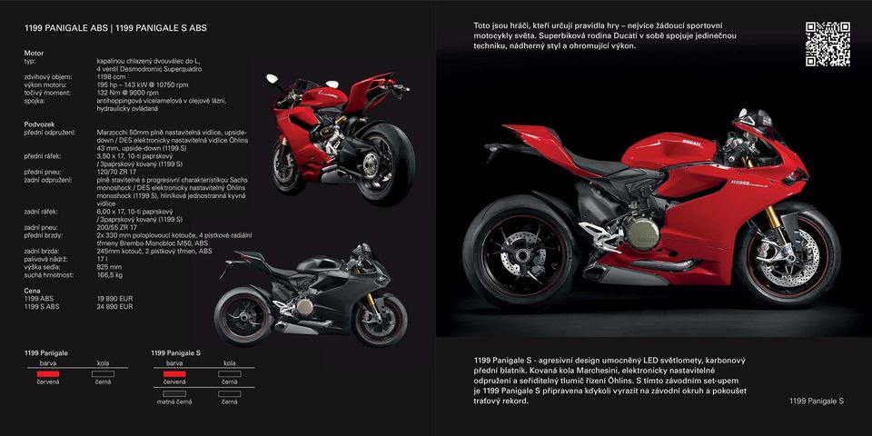Superbiková rodina Ducati v sobě spojuje jedinečnou techniku, nádherný styl a ohromující výkon.