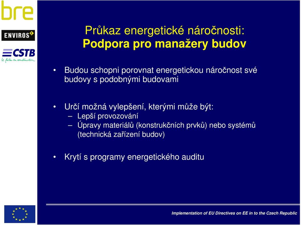 vylepšení, kterými může být: Lepší provozování Úpravy materiálů