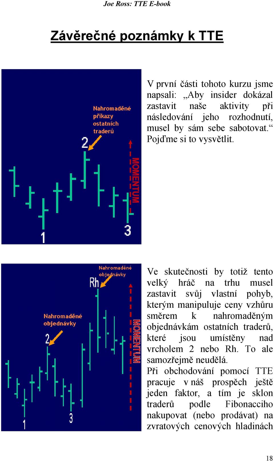 Ve skutečnosti by totiž tento velký hráč na trhu musel zastavit svůj vlastní pohyb, kterým manipuluje ceny vzhůru směrem k nahromaděným objednávkám