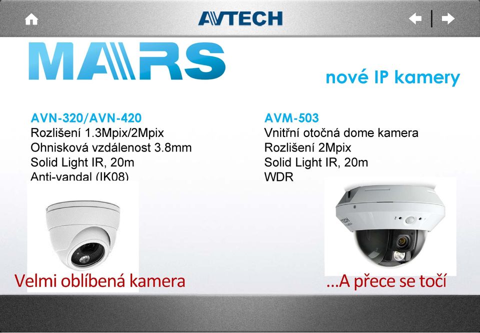 8mm Solid Light IR, 20m Anti-vandal (IK08)