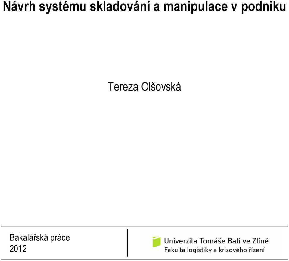 manipulace v podniku