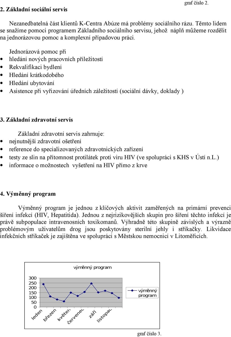 Jednorázová pomoc při hledání nových pracovních příležitostí Rekvalifikaci bydlení Hledání krátkodobého Hledání ubytování Asistence při vyřizování úředních záležitostí (sociální dávky, doklady ) 3.