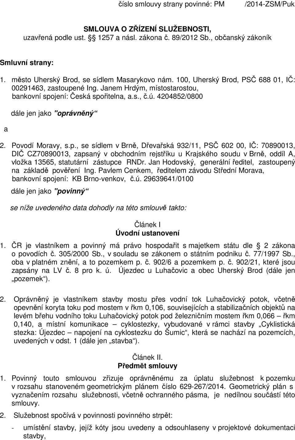 4204852/0800 a dále jen jako "opr