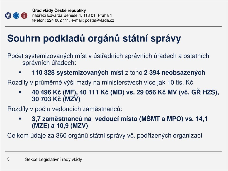 Kč 40 496 Kč (MF), 40 111 Kč (MD) vs. 29 056 Kč MV (vč.