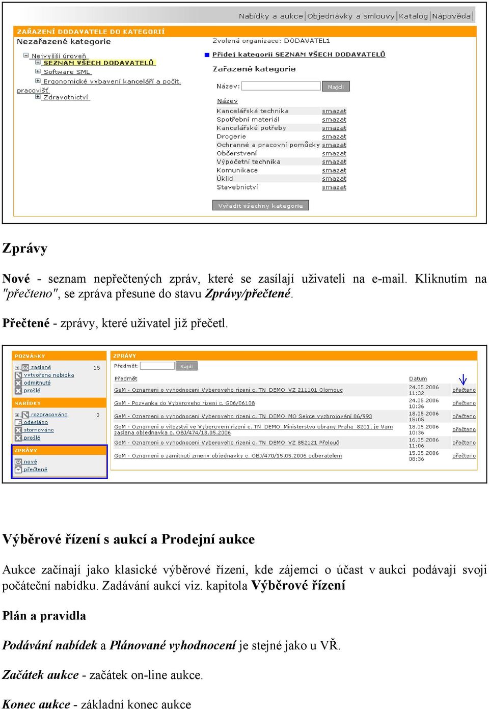 Výběrové řízení s aukcí a Prodejní aukce Aukce začínají jako klasické výběrové řízení, kde zájemci o účast v aukci podávají svoji