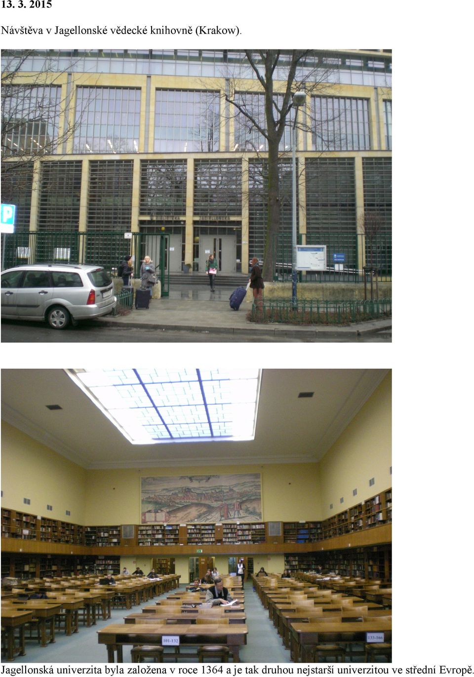 knihovně (Krakow).