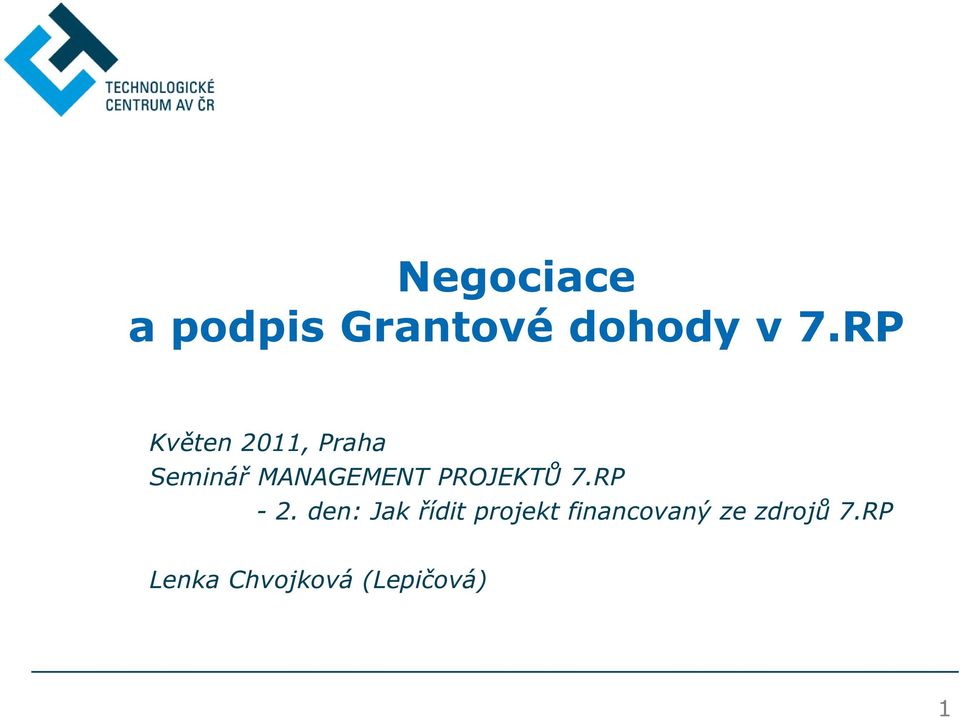 PROJEKTŮ 7.RP - 2.