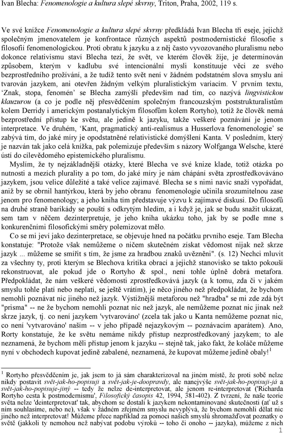 fenomenologickou.