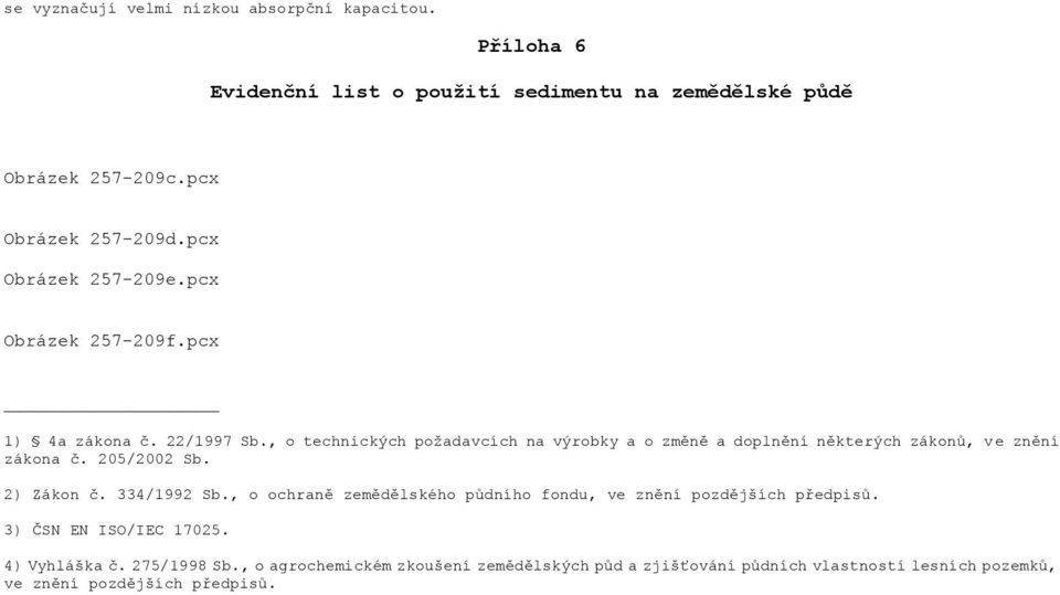 , o technických požadavcích na výrobky a o změně a doplnění některých zákonů, v e znění zákona č. 205/2002 Sb. 2) Zákon č. 334/1992 Sb.