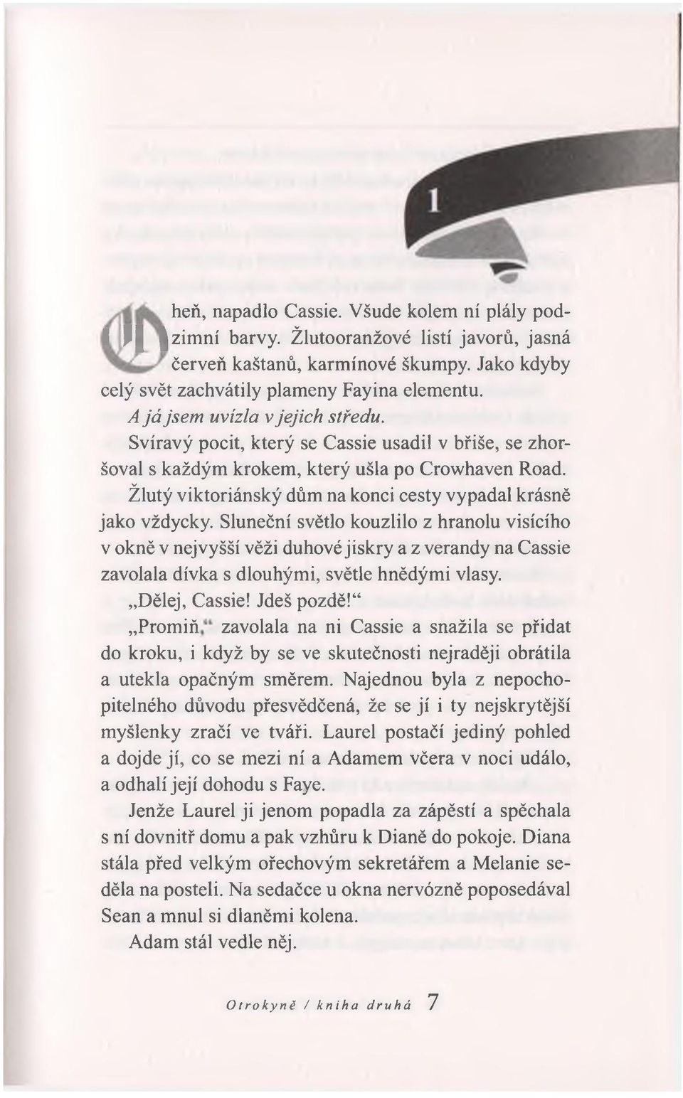 Žlutý viktoriánský dům na konci cesty vypadal krásně jako vždycky.