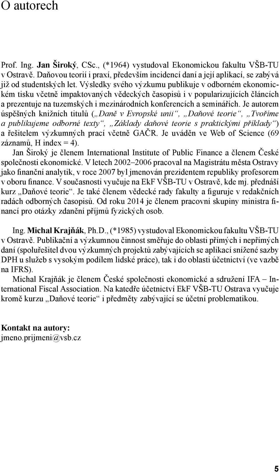 seminářích.