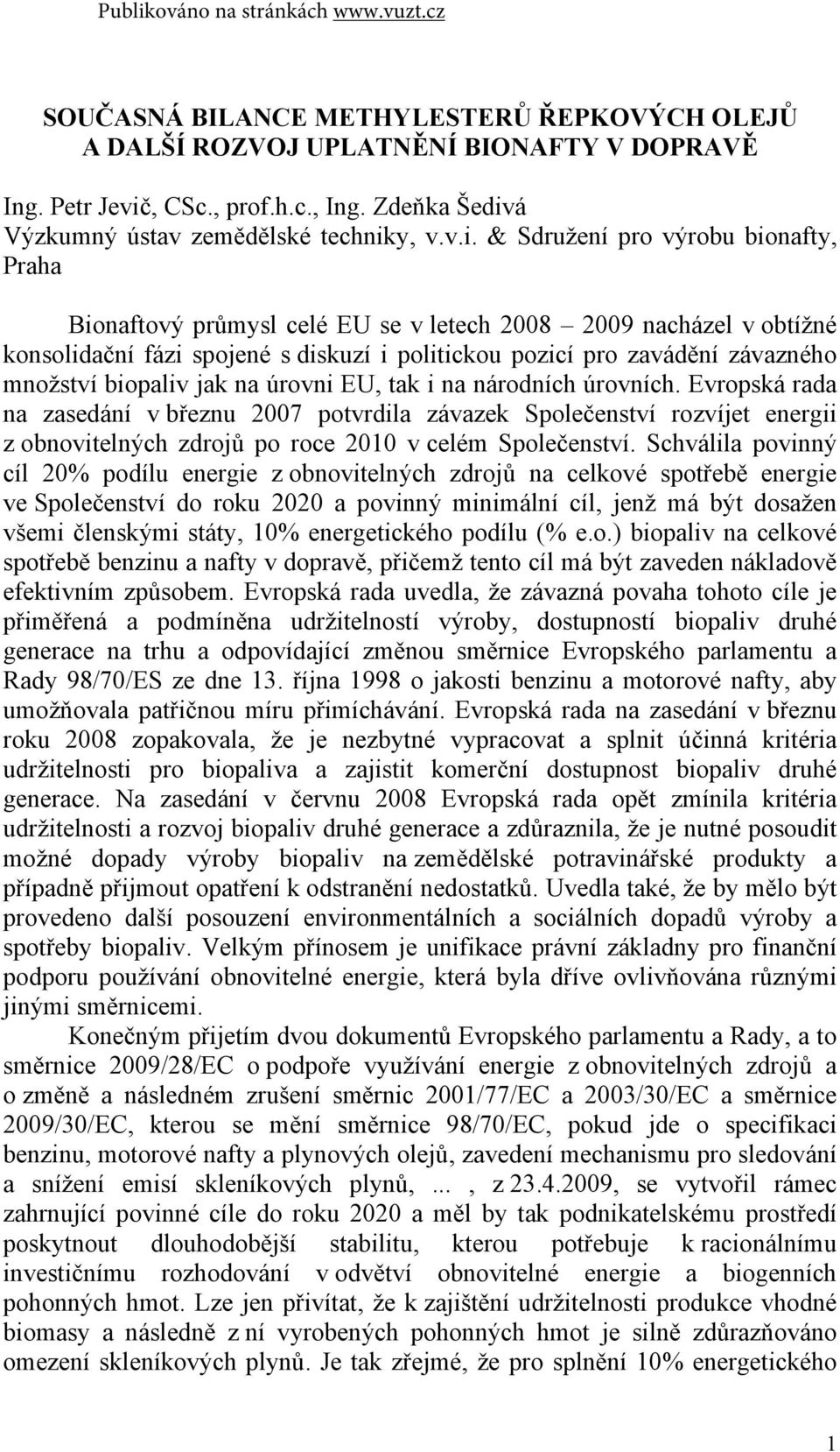 á Výzkumný ústav zemědělské technik