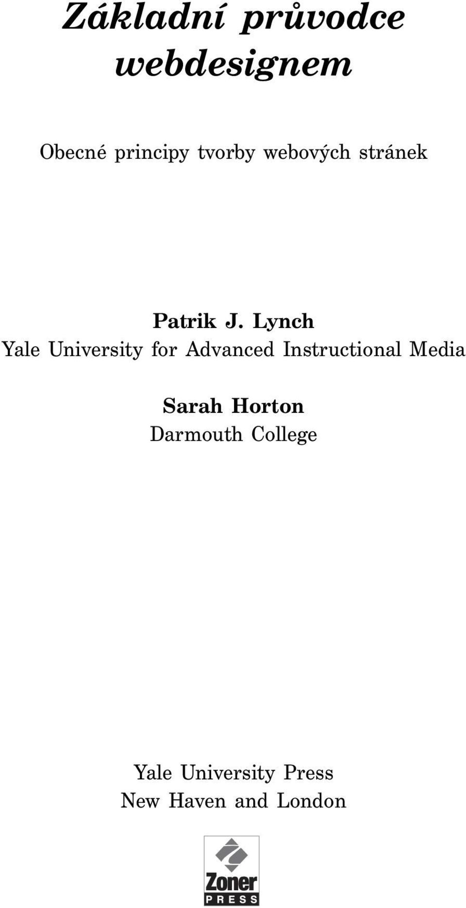 Lynch Yale University for Advanced Instructional