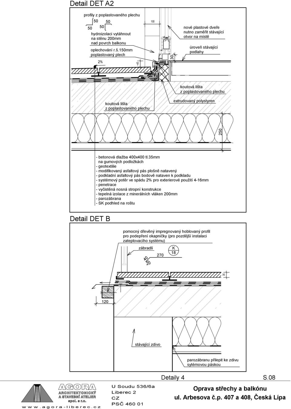 polystyren - betonová dlažba 0x0 tl.