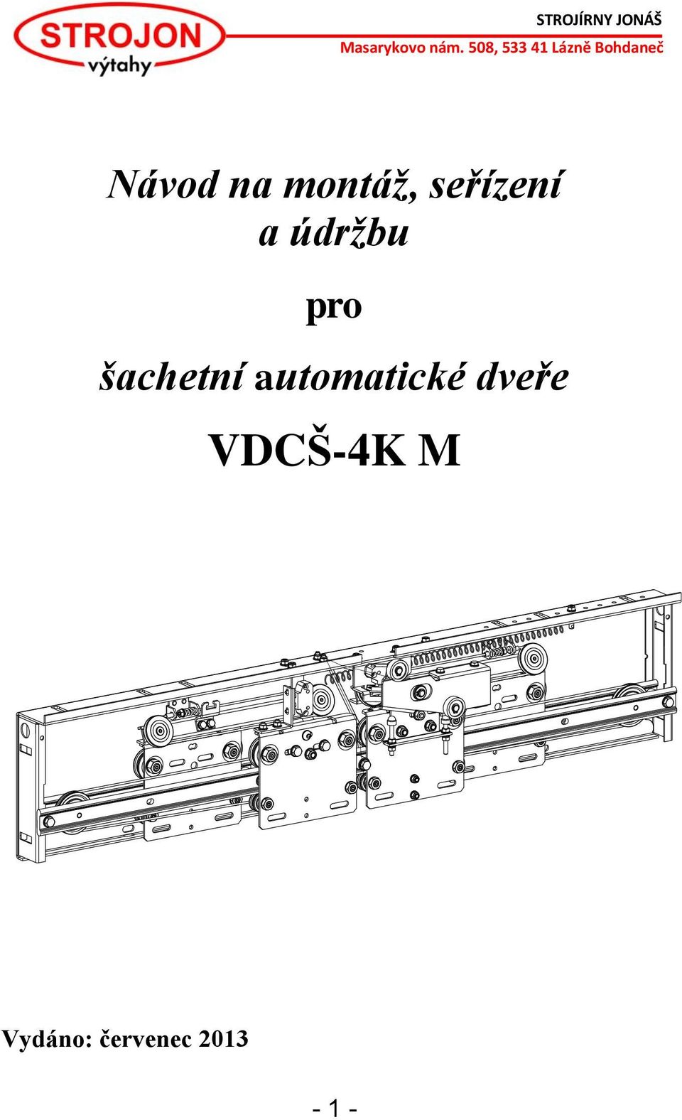 automatické dveře VDCŠ-4K