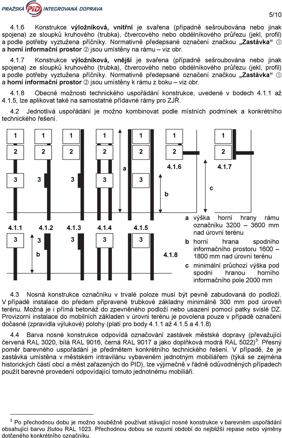 a horní informační prostor 2 jsou umístěny na rámu viz obr. 4.1.