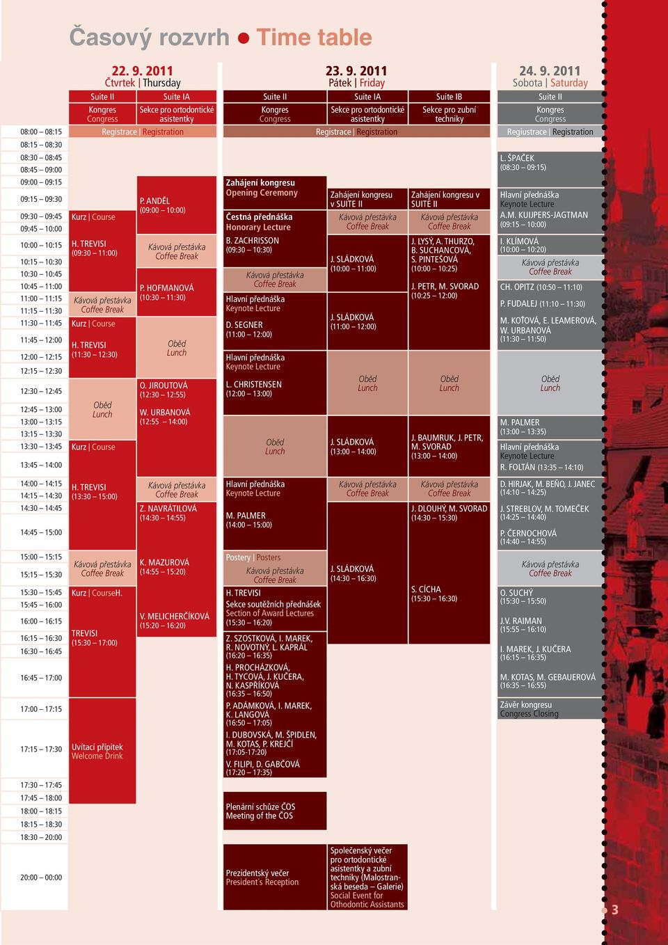 2011 Pátek Friday 24. 9.
