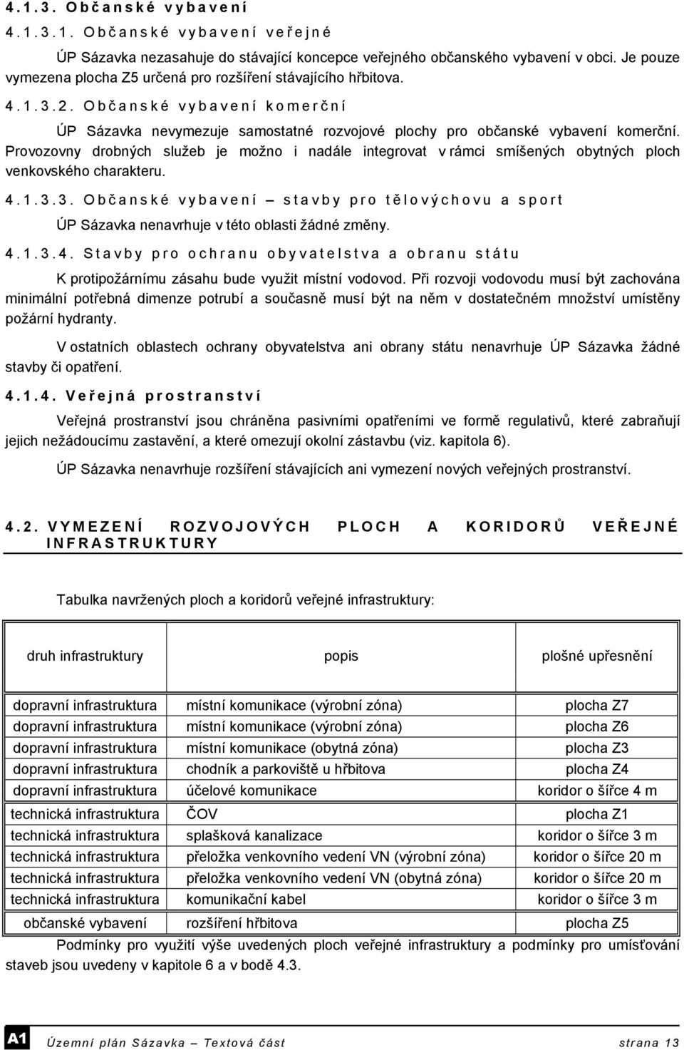 Provozovny drobných služeb je možno i nadále integrovat v rámci smíšených obytných ploch venkovského charakteru. 4.1.3.