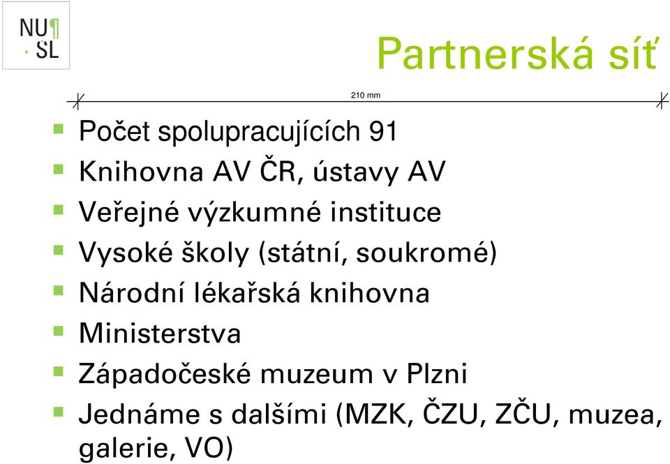 soukromé) Národní lékařská knihovna Ministerstva Západočeské