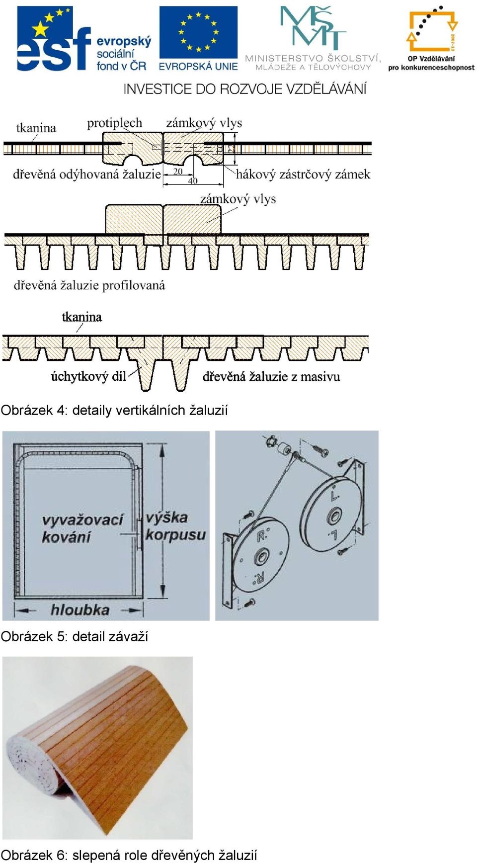 Obrázek 5: detail závaží