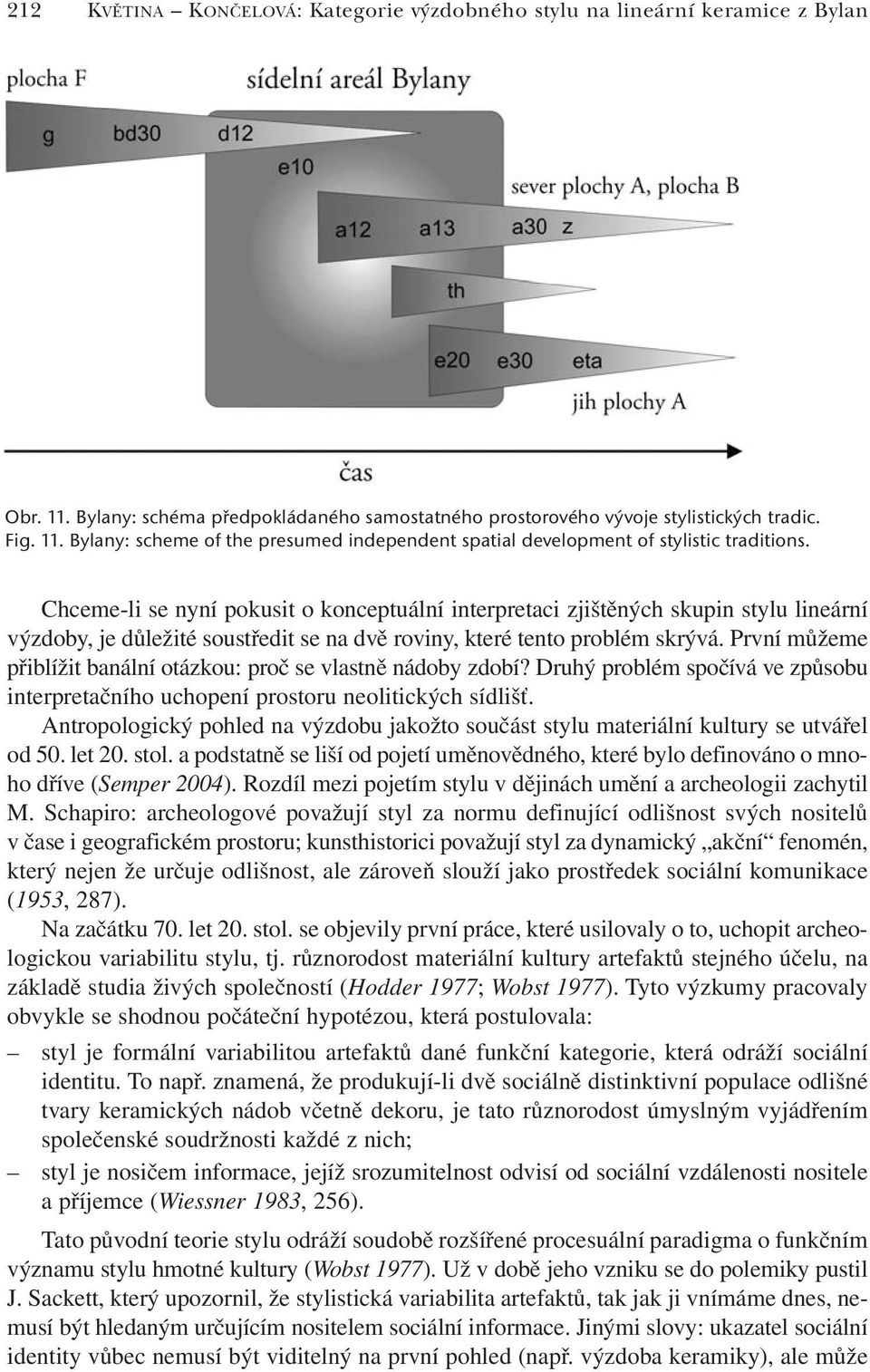 První můžeme přiblížit banální otázkou: proč se vlastně nádoby zdobí? Druhý problém spočívá ve způsobu interpretačního uchopení prostoru neolitických sídlišť.