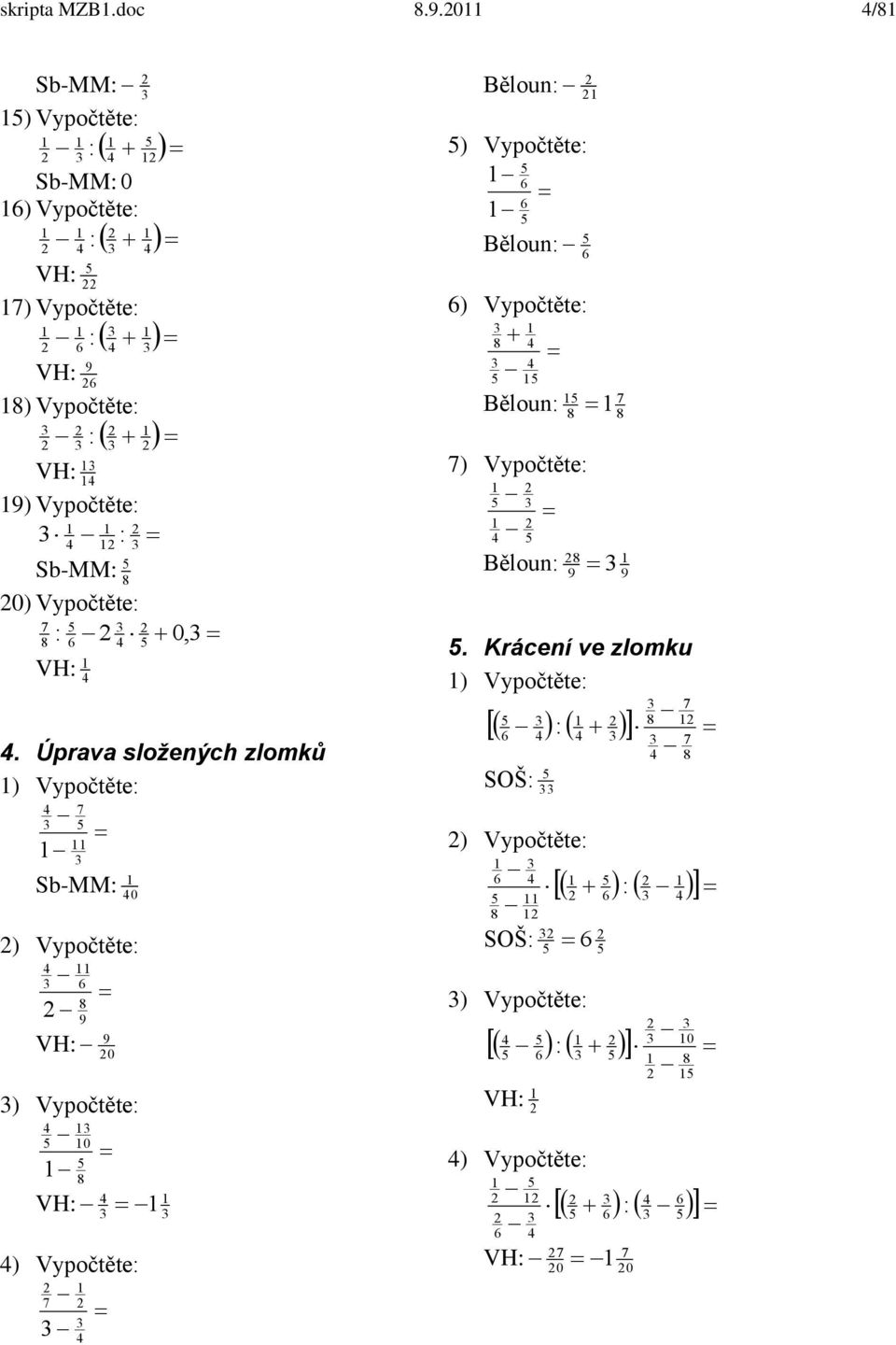 Vpočtěte, 8.