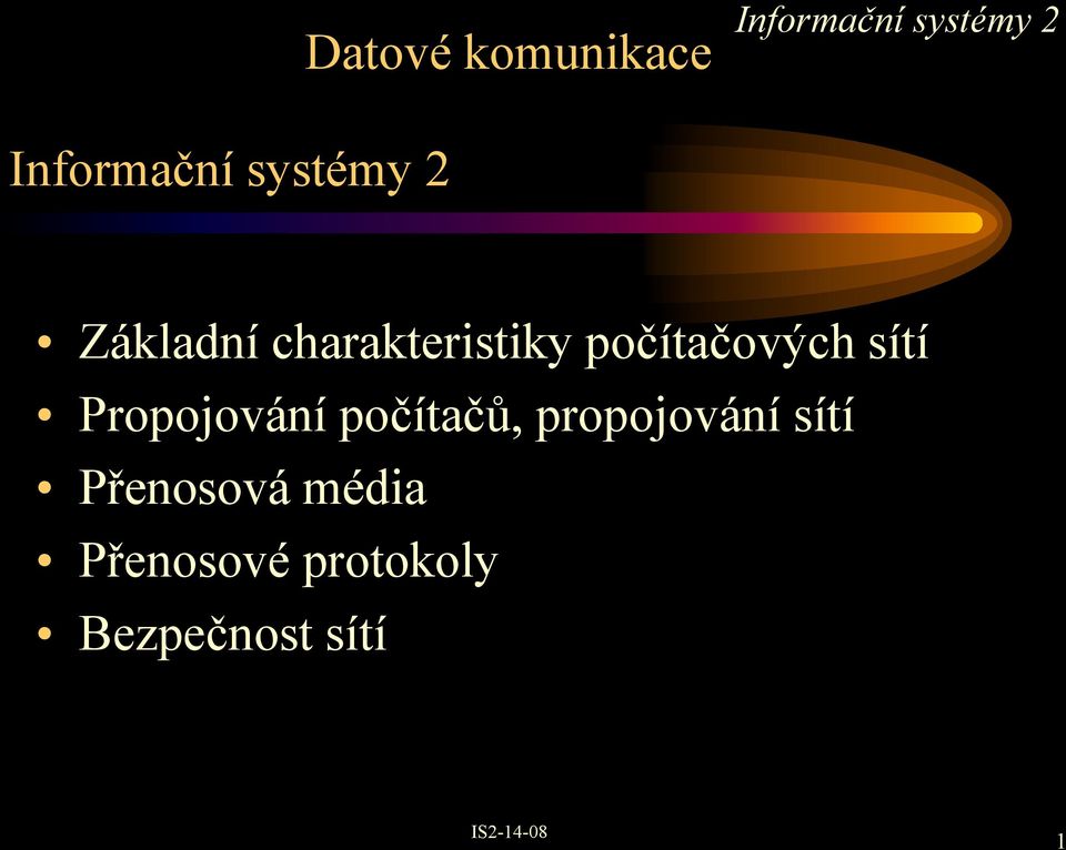 Propojování počítačů, propojování sítí