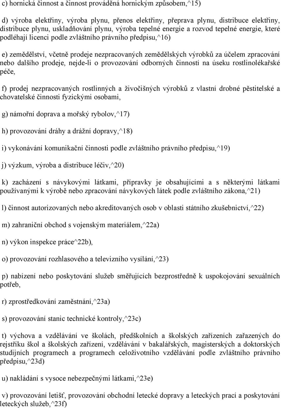 dalšího prodeje, nejde-li o provozování odborných činností na úseku rostlinolékařské péče, f) prodej nezpracovaných rostlinných a živočišných výrobků z vlastní drobné pěstitelské a chovatelské