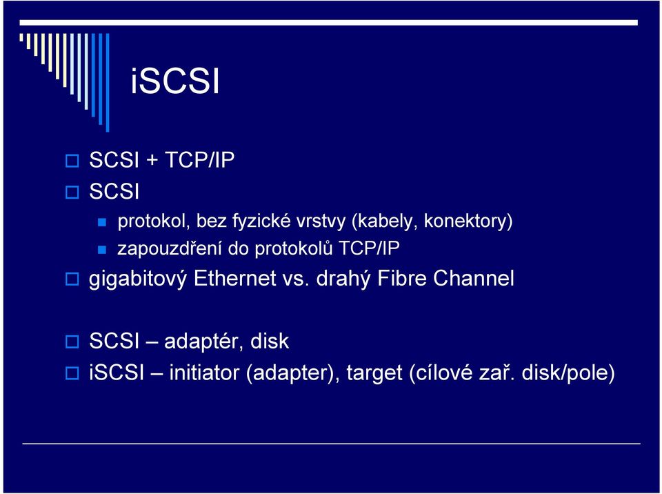 gigabitový Ethernet vs.