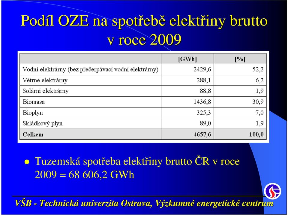 Tuzemská spotřeba elektřiny