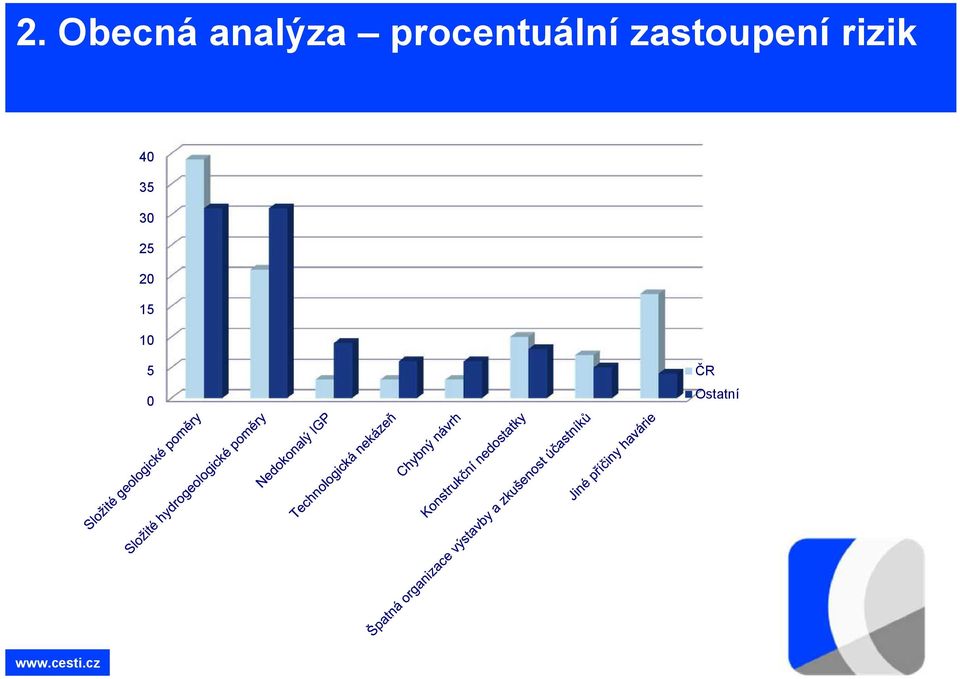 zastoupení rizik 40