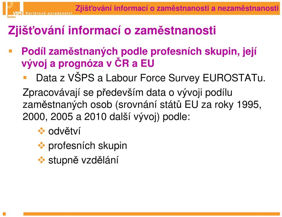 Survey EUROSTATu.