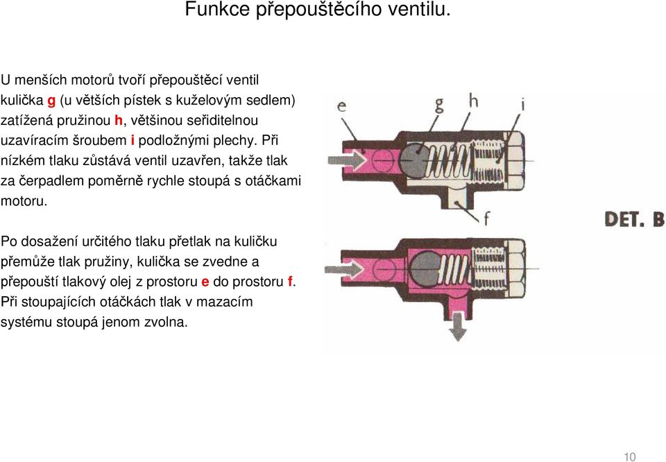 iditelnou uzavíracím šroubem i podložnými plechy.