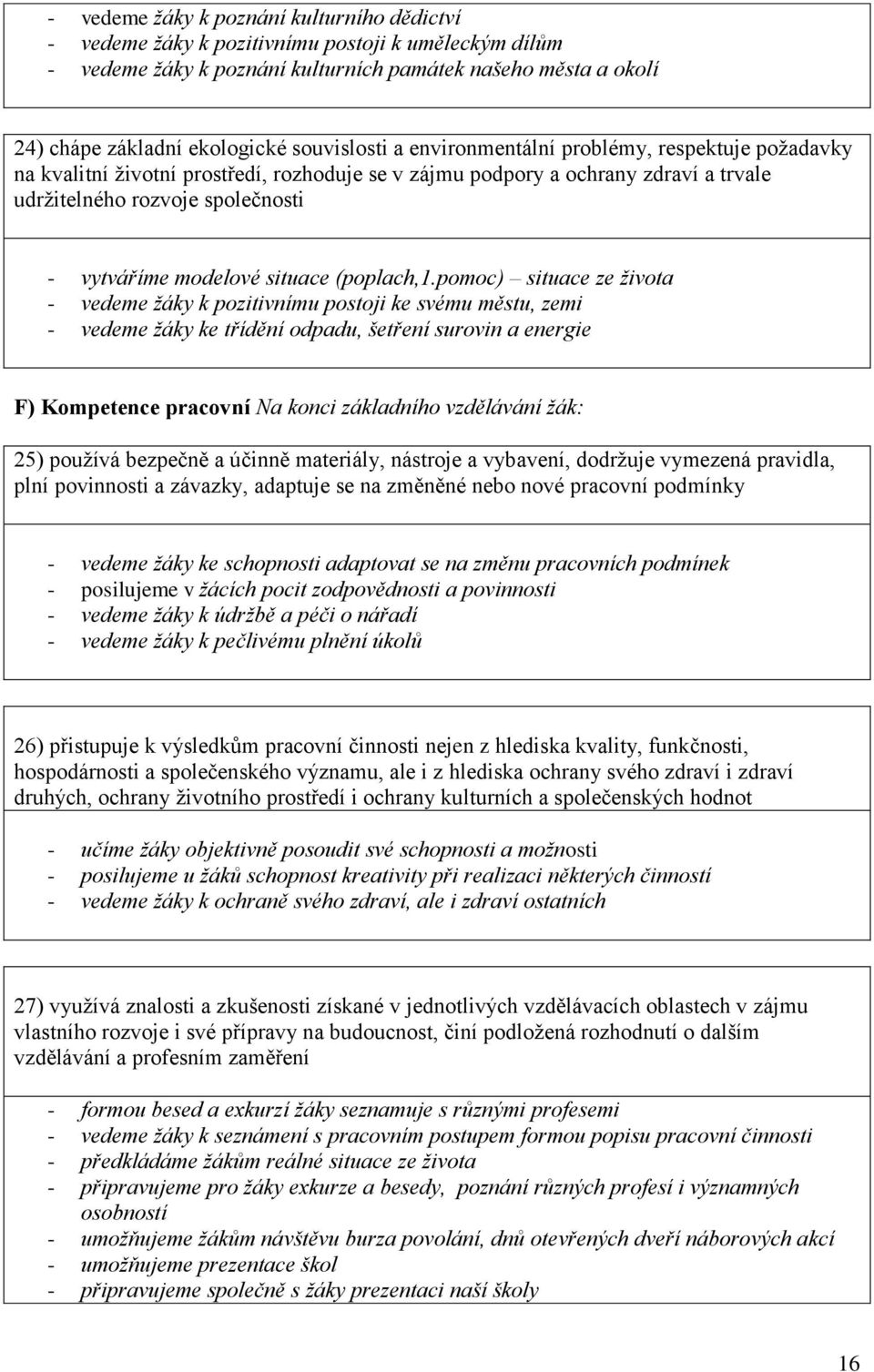 modelové situace (poplach,1.