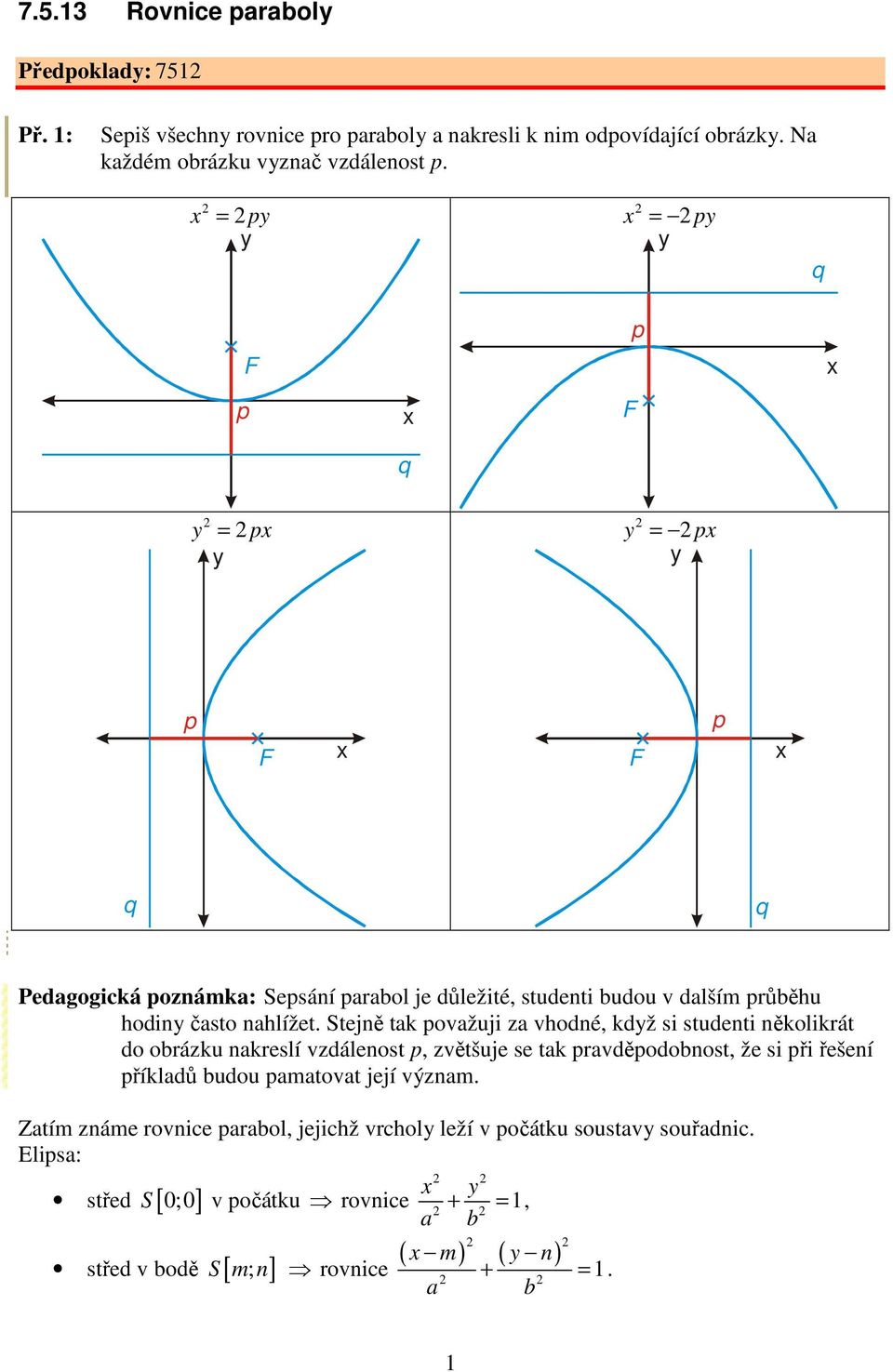 Rovnice paraboly - PDF Free Download