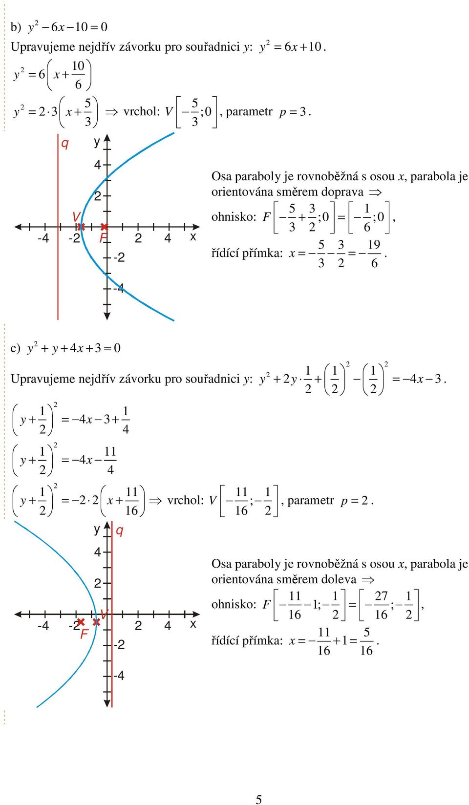 6 c) + + + = 0 Uravujeme nejdřív závorku ro souřadnici : 1 1 + = + 1 11 + = 1 1 1 + + =.