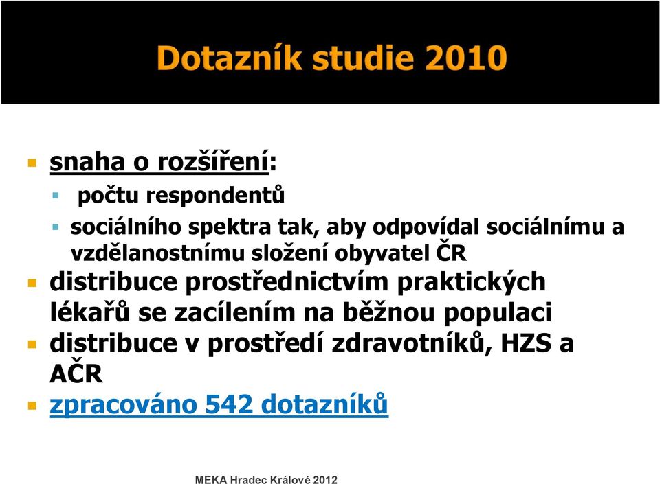 distribuce prostřednictvím praktických lékařů se zacílením na