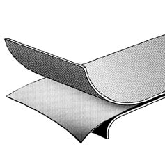 KLINGER grafit-laminát SLS Materiál KLINGER grafit laminát SLS má jako vložku hladký nerezový plech.