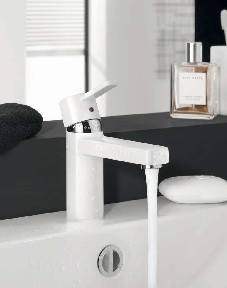Oberfläche 05 chrom ZENTA BLACK & WHITE UMÝVADLO BIDET 38260..75 Umývadlová jednopáková batéria XL DN 10 38250..75 38251..75 bez odpadovej súpravy 38530.