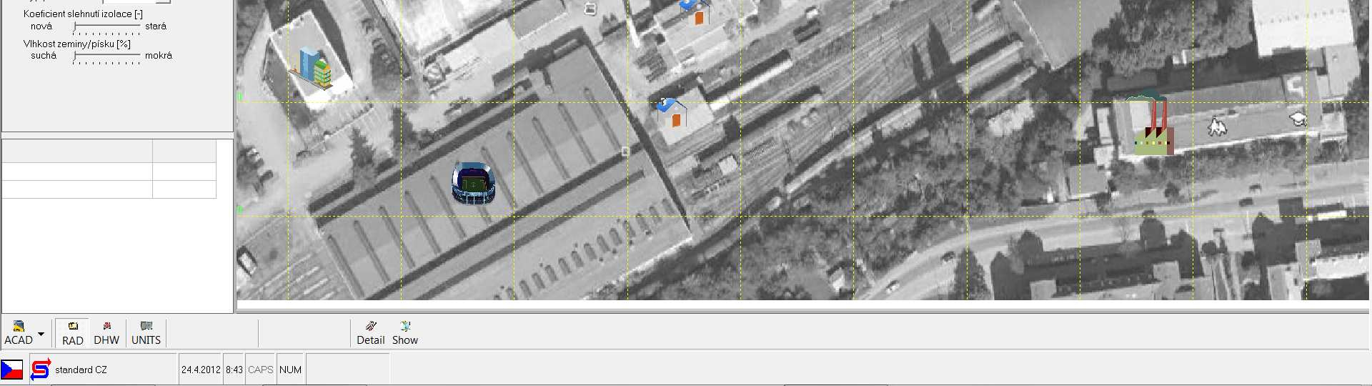 NÁVRH NOVÉ SÍTĚ MAPOVÝ PODKLAD A