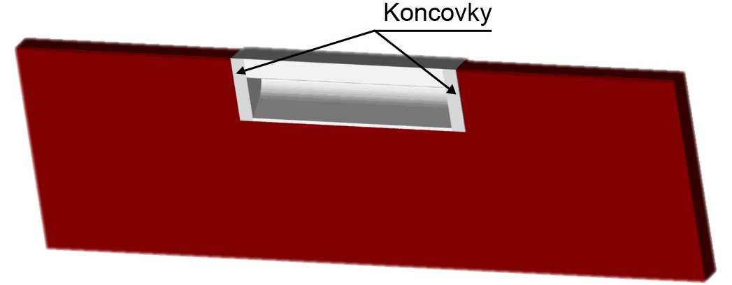 FSI VUT DIPLOMOVÁ PRÁCE List 14 na zadní straně koncovek, které přesně zapadají to tvaru hliníkového profilu.