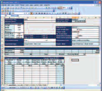 UTB ve Zlíně, Fakulta technologická 49 Všechna měření byla zpracována v programu EXCEL. Na obrázku 23 je programové vybavení se kterým přístroj Perkin-Elmer DMA 8000 pracoval. Obr.