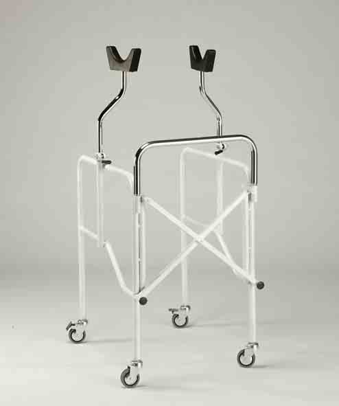 Gruccia sottoascellare in alluminio con impugnatura regolabile Aluminium crutches underarm adjustable Béquilles sous aisselles en aluminium, hauteur réglable Muletas axilares fabricadas en aluminio