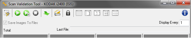 Dialogové okno Nástroj pro ověření skenování Nástroj Scan Validation Tool (SVT) je diagnostická aplikace dodávaná společností Kodak Alaris.